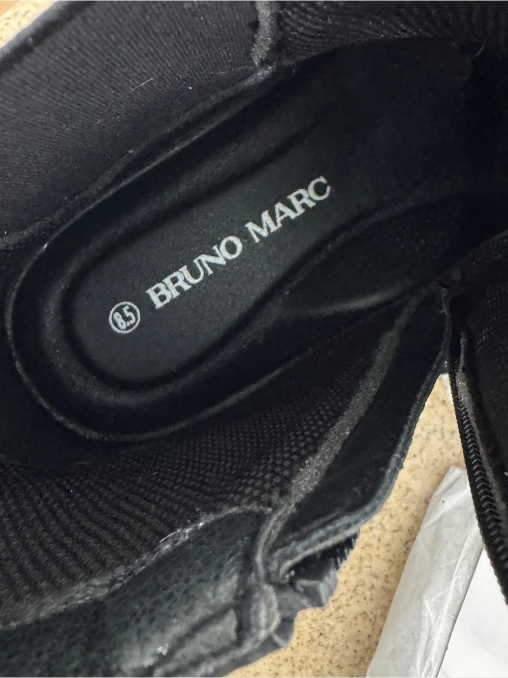 Bruno Marc Men’s 2.0 Black Chelsea Ankle Boots 8.5 chukka